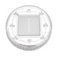 thumbnail image 2 of Lámpara de césped impermeable con luz de jardín al aire libre con energía solar 6LED para iluminación de jardín en casa azul, 2 of 8