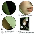 thumbnail image 3 of Designart "Mysterious Emerald Attire I" Fashion Woman Floater Framed Canvas Prints, 3 of 5
