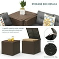 thumbnail image 2 of Royalcraft Outdoor Patio Furniture Set, 8 Pieces Outdoor Sectional Wicker Sofa PE Rattan Conversation Sets with Non-Slip Cushions, Aluminum Frame, Grey, 2 of 9
