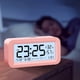 thumbnail image 1 of Reloj electrónico digital con pantalla LED, reloj electrónico estéreo con pantalla digital, despertador con función de repetición, cambio de 12/24 h, reloj despertador con cuenta regresiva., 1 of 8