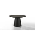 thumbnail image 5 of Pemberly Row Ebony Black Wood 3-Piece Coffee End & Console Table Set, 5 of 9