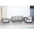 thumbnail image 6 of Paris 4-PC Deep Seating Set Gray Aluminum Frame in Taupe Cushion, 6 of 6
