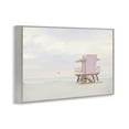 thumbnail image 3 of Stupell Industries Pink Paradise Beach Gray Framed Giclee Art design by Seven Trees Design, 16 x 24, 3 of 8