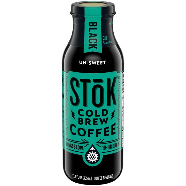 SToK Cold Brew Coffee, Black, Unsweetened, 13.7 Oz.