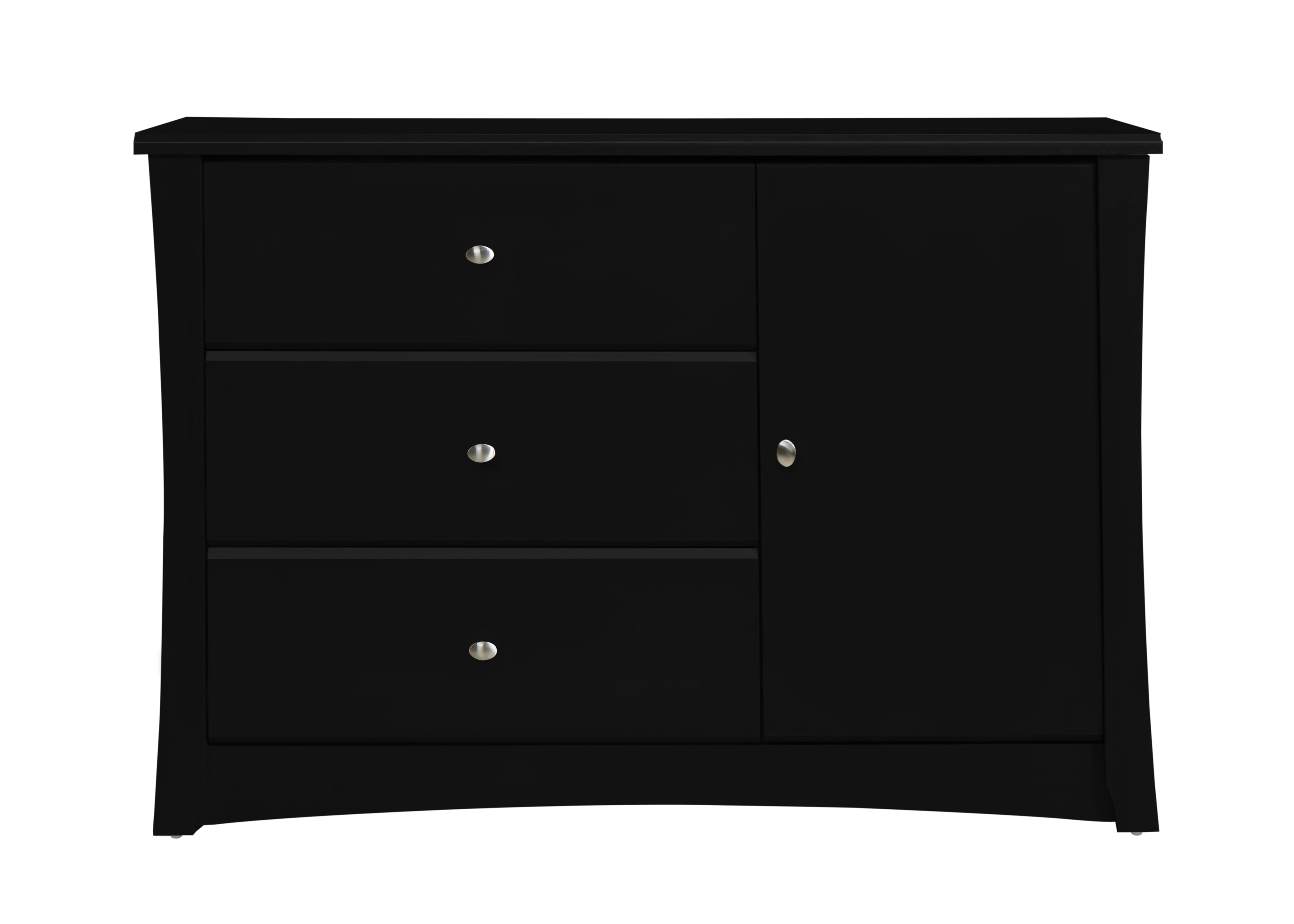 storkcraft crescent 3 drawer combo dresser