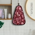 thumbnail image 4 of Flowers Wine Love Pattern Hand Towel Quick Drying Home Storage Kitchen Towel Hooks Dish Cloths, 4 of 6