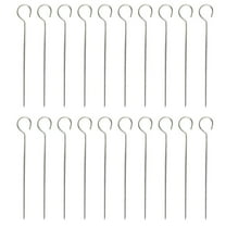 50pcs Stainless Steel Skewers for Barbecue Needle Grilling Sticks and Barbecue Supplies