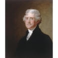 thumbnail image 3 of Gilbert Stuart 20x24 Black Modern Framed Museum Art Print Titled - Thomas Jefferson (C. 1821), 3 of 5