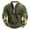 Green, variant on Y2K Men's Fall Winter Polo Zip Up Sweatshirt, Printed Camouflage Pullover for Retro Style, Daily Wear and Youth Fashion,Army Green,L
