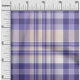 thumbnail image 2 of oneOone Cotton Poplin Medium Purple Fabric Plaid Sewing Craft Projects Fabric Prints By Yard 56 Inch Wide, 2 of 4