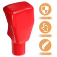 thumbnail image 2 of 2 PCS Universal Car Positive Battery Terminal Covers Post Flexible Battery Terminal Insulating Protector Caps - Size L (Red), 2 of 3