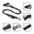 thumbnail image 4 of 5ft Heavy-Duty Bungee Dog Leash, Shock Absorbing Elastic Lead with Dual Padded Handles, Reflective Training Leash for Medium Large Dogs, 4 of 6