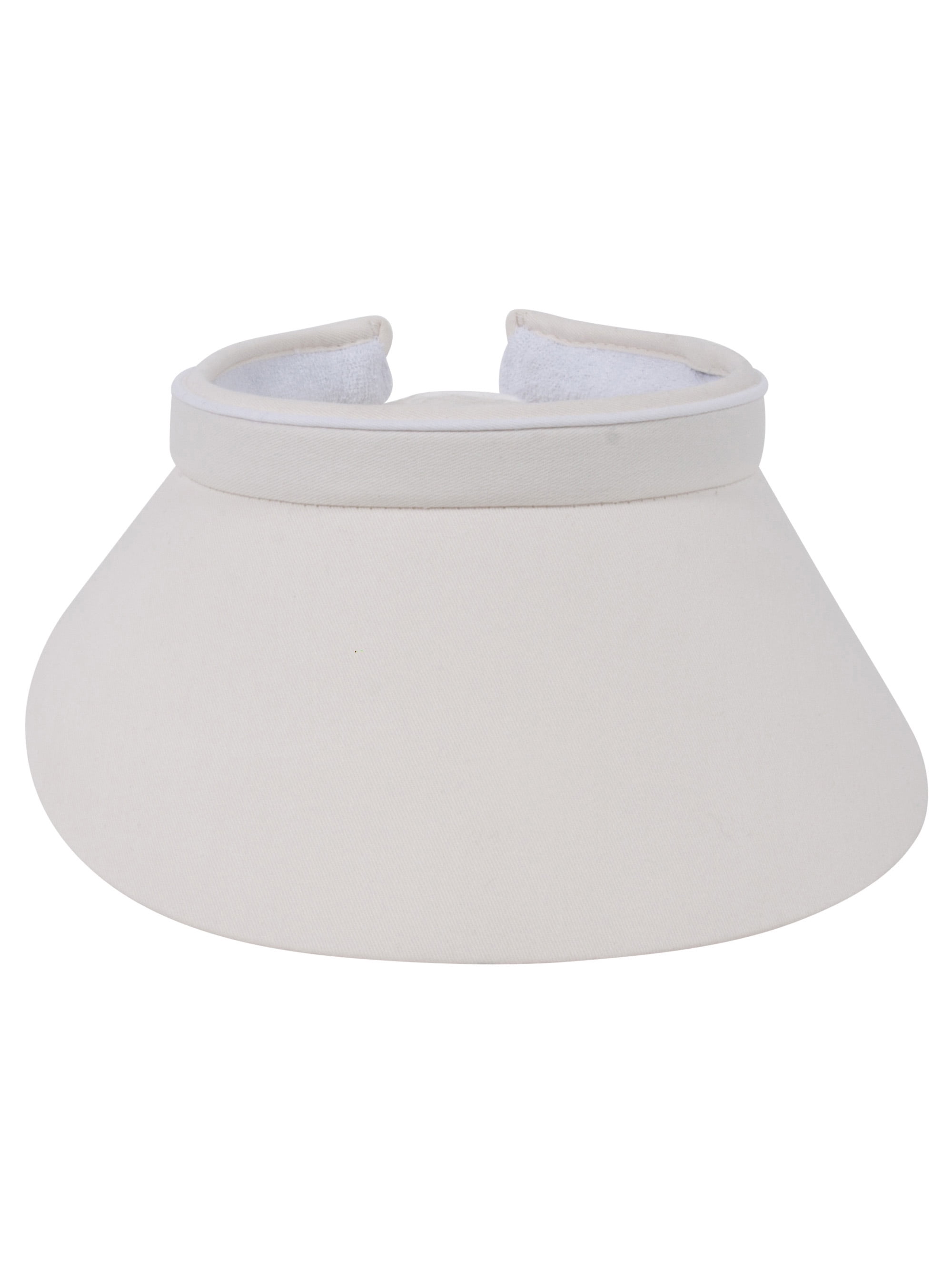 Ladies Clip On Visor, Natural