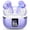 Purple, variant on Wireless Earbuds Bluetooth Noise Cancelling Ear Buds for iPhone Android Sports Workout, 46H Playtime, Microphone Deep Bass Stereo, LED Display, Waterproof in Ear Earphone, Light Blue