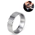 thumbnail image 1 of ZHAOCHENG Anillo dosificador magnético para evitar ensuciar Embudo dosificador de espresso de aleación de aluminio para café gris (51 mm), 1 of 5