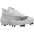 thumbnail image 6 of New Balance Men's Fuel Cell 4040V6 Low Molded Baseball Cleats White/Black 2E 16, 6 of 6