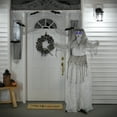 thumbnail image 2 of Northlight Lighted and Animated Ghost Bride Halloween Decoration - 6' - Multicolor Lights, 2 of 6