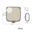 thumbnail image 5 of Protective Cover Case for CMF Buds Pro 2, Clear TPU Earphone Sleeve with Carabiner Candy Color Soft Earbuds Headphones Case All-Round Protection for CMF by Nothing Buds Pro 2, 5 of 9
