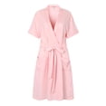 thumbnail image 1 of Richie House Women's Short Sleeve Cotton Bathrobe Robe RHW2753-F-XL, 1 of 1