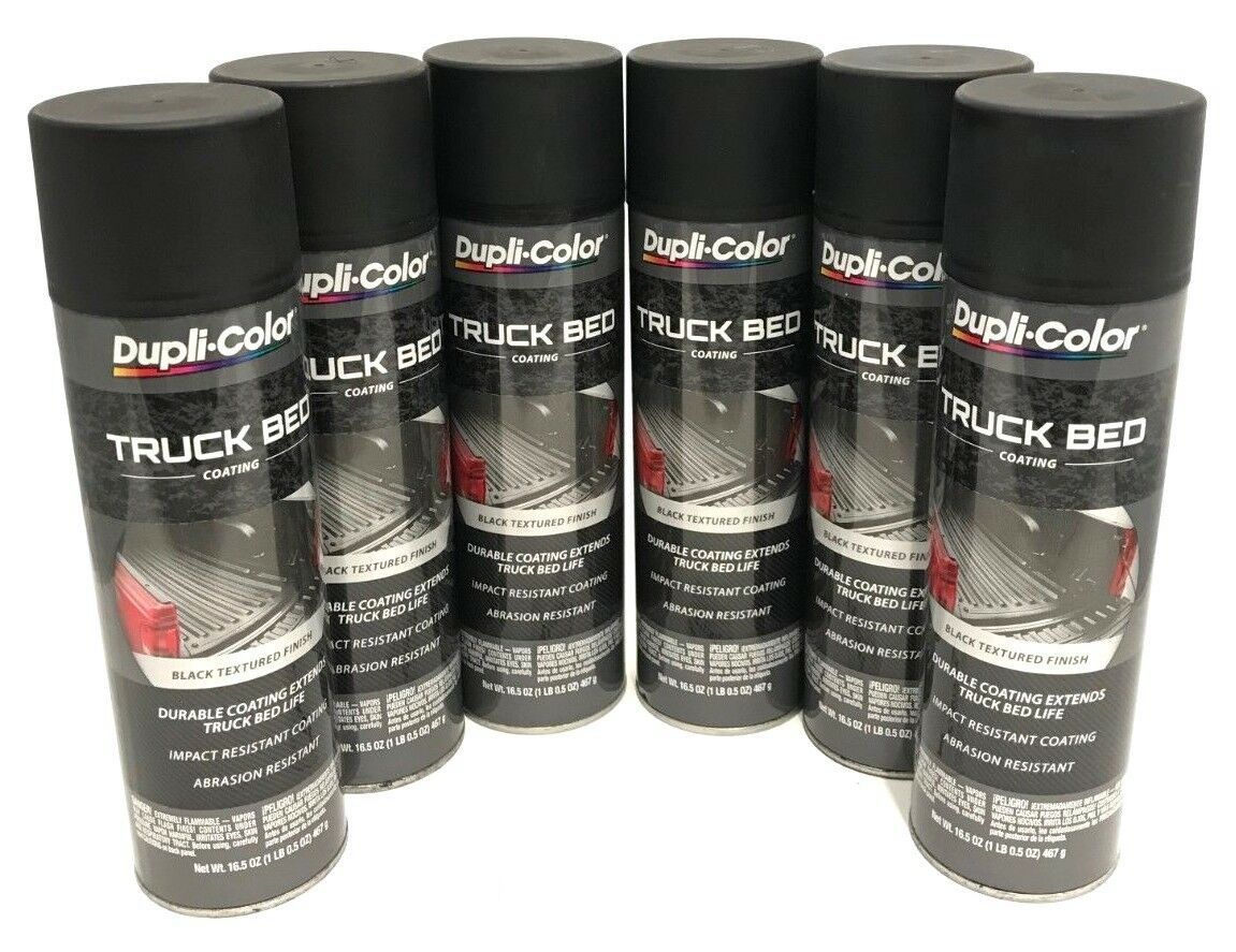 Duplicolor TR2506 Pack Black Truck Bed Coating 16.5 oz Aerosol can