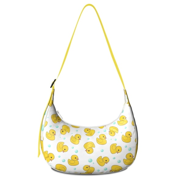 Sac Bandoulière Oeuf Poule Dessin Animé Croissant pour Femmes Hommes, Sac d'École Imprimé Coq de Ferme Poussin Coop, Mignon Sac à Livres Poule Rustique pour Voyage Pique-Nique Camping