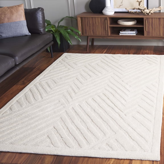 Safavieh Mykonos Evren Diamond Area Rug, Ivory, 5' x 8'