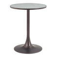 thumbnail image 2 of Table Bistro Bite Gris & Bronze, 2 of 6
