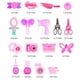 thumbnail image 3 of Nehlobo Accesorios para niñas, juguetes de 3 a 7 años, juego de juguetes para jugar a las casitas, juguetes portátiles para vestir y maquillar a los niños (caja de almacenamiento de maquillaje, juego, 3 of 8