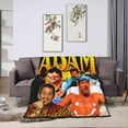 thumbnail image 6 of Blanket Adam Actors Sandler Throw Flannel Blankets Warm Soft Cozy Fuzzy Blanket for Bed Sofa Couch Camping Travel Gift Blankets for All Seasons 50"x40", 6 of 6