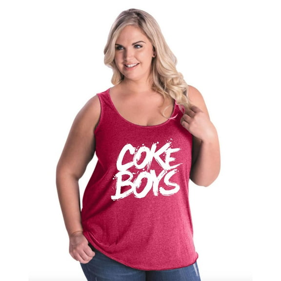Normal is Boring - Women's Plus Size Tank Top, up to Size 28 - Coke Boys