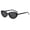 Black Frame Black and Gray Piece, variant on New small-frame cat-eye sunglasses for women, UV protection, street style, European and American fashion, trendy and versatile