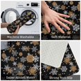 thumbnail image 6 of Cauagu White And Yellow Snowflakes Print Front Door Mat for Indoor Entrance 16x24 Inche,Absorbent Doormat Washable Carpet for Bathroom/Garage/Kitchen/Entry/Back, 6 of 7
