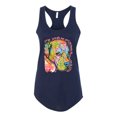 thumbnail image 3 of Neon Lab Dog Lover Shirt | Labrador Dogs Speak To Those Who Listen | Dean Russo Art Animal Lover Ladies Racerback Tank Top, Navy, X-Large, 3 of 6