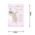 thumbnail image 3 of Dienrx Classic Mother's Day Card with Envelope, Mum Peacock Design Greeting Card, 9X6 Inch Foldable Paper Craft, Colorful Floral Gift for Mom From Daughter Son, 3 of 7