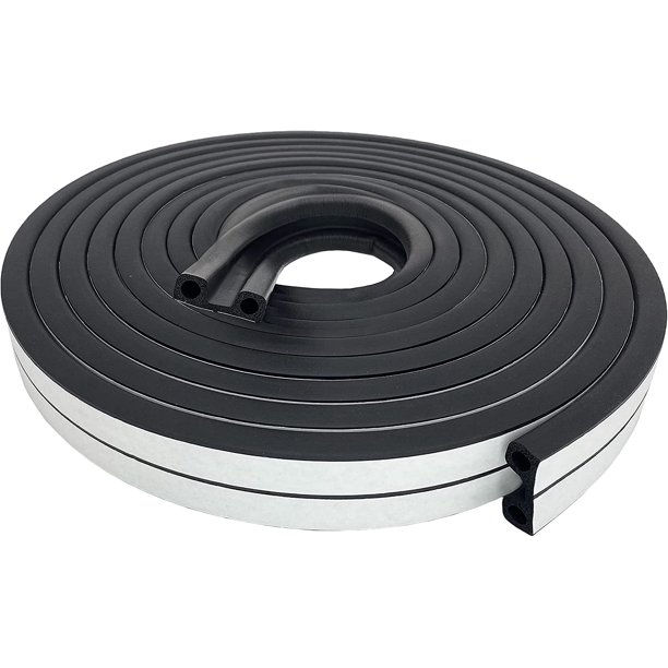 Pickup Truck Cap Camper Shell Lid Weather Seal EPDM Rubber Trim Tape (27 ft, 6.5 ft Bed
