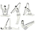 thumbnail image 2 of Cinturón Elástico de Estiramiento Ganfancp Correa de Ejercicio Yoga Bandas de Resistencia 1X, 2 of 2