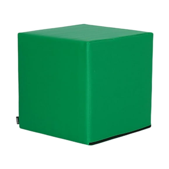 Taburete de cubo de , banco otomano cuadrado para sofá, asientos en casa, silla de para Pilates, entrenamiento, vendaje, estiramiento, Verde
