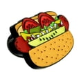 thumbnail image 2 of PinMart's Hot Dog Chicago Style Food Cool Enamel Lapel Pin, 2 of 4