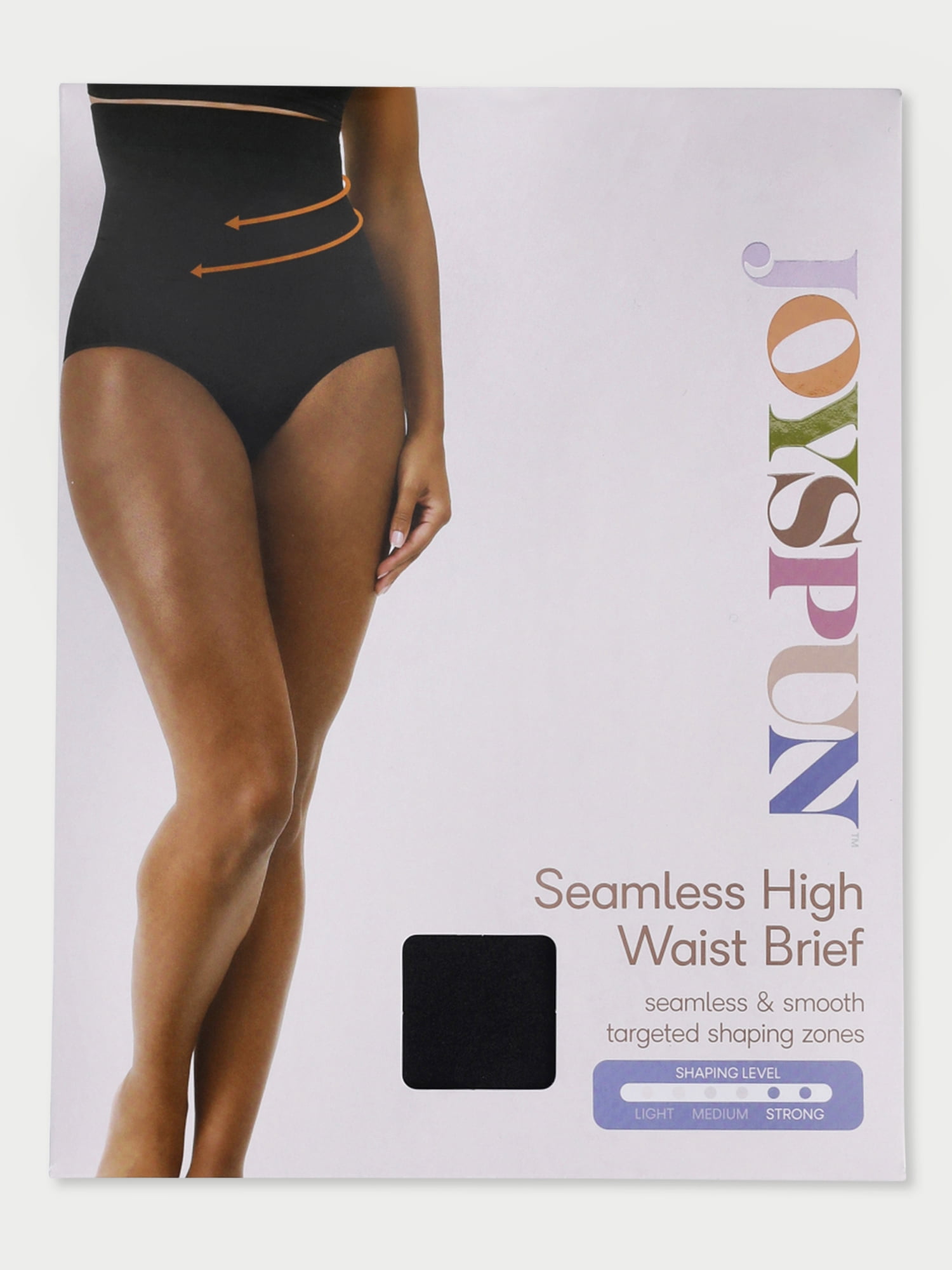 Joyspun Women's Seamless Sculpting High Waisted Thigh Shaper, Sizes S to 3X  