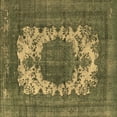 thumbnail image 1 of Ahgly Company Indoor Square Oriental Brown Industrial Area Rugs, 3' Square, 1 of 4