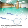 thumbnail image 4 of 2 Player Badminton Set Anti Breaking Strings Groove T Head Design With Carry Bag 3 Shuttlecocks for Training Entertainment, 4 of 7