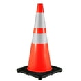 thumbnail image 4 of VEVOR 6-Pack 36-Inch Orange PVC Traffic Safety Cones with Reflective Collars and Weighted Base for Construction, Traffic, and Parking Management, 4 of 12