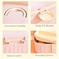 thumbnail image 3 of Hyknon Cute Storage Box with Lids, Large Capacity Heavy-Duty Storage Containers with Handle, BPA-Free Plastic Airtight Closet Organizer for Makeup Toys Kitchen Cabinet Pantry, 3 of 6