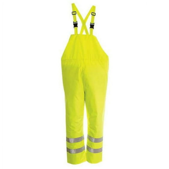 Viking Rain Bib Overall,Class E,Yellw/Green,XL D6323PG-XL
