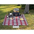 thumbnail image 2 of Monogram Online Picnic Blanket, Red, 2 of 2