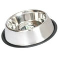 thumbnail image 4 of Iconic Pet 2-Pack Stainless Steel Non-Skid Pet Bowl For Dog or Cat, 24 Oz, 3 Cup, 4 of 11