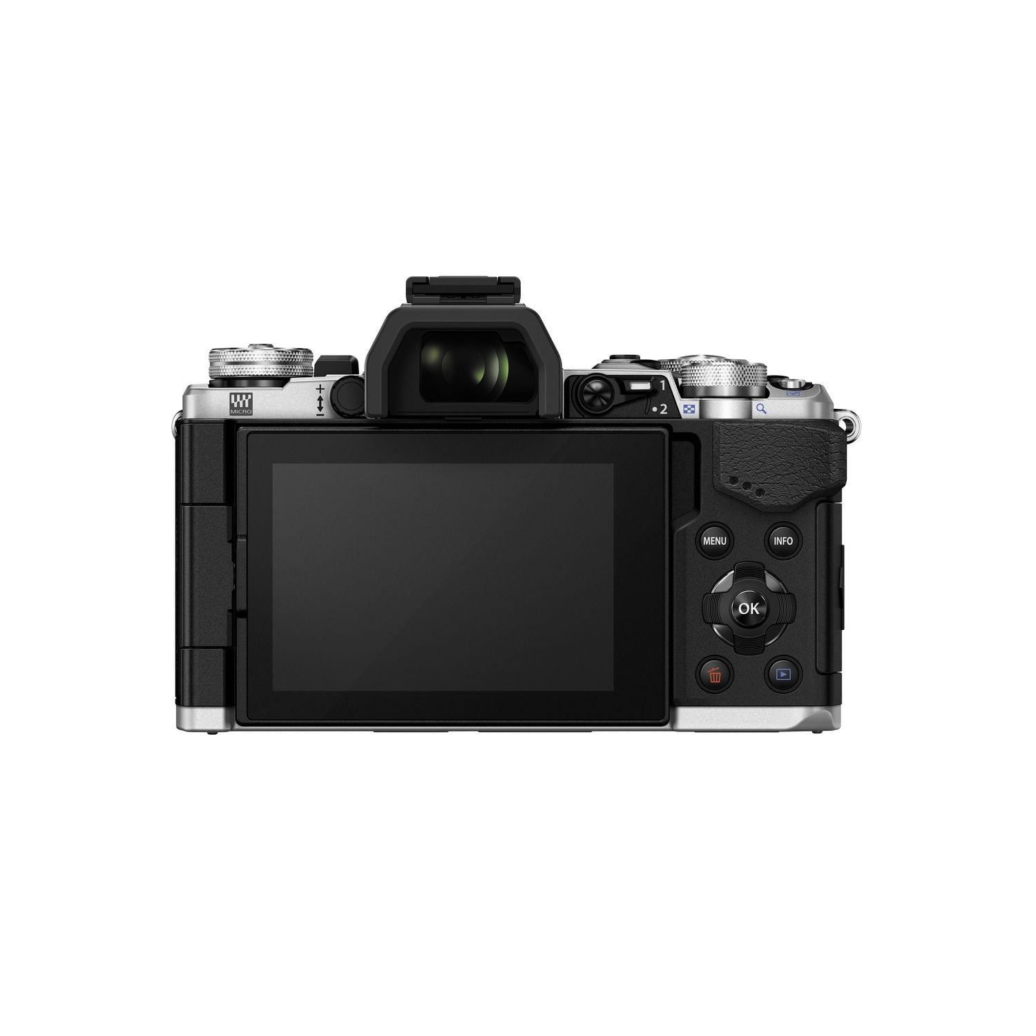 Olympus OM-D E-M5 Mark II Mirrorless Camera (Body Only), Silver