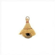 Large Hanging Natural Finch Nest/Hut 9" x 11.8"-Material:Wicker/Sea Grass