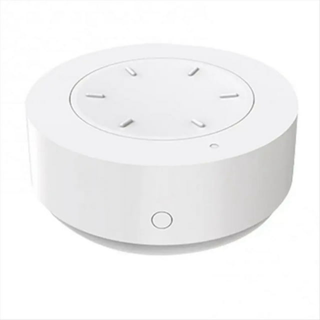 Tuya Zigbee Smart Knob Button Scene Switch Wireless Random Sticker Smart Home Dimming Scene Switch,1 x Smart Knob Button,White