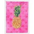 thumbnail image 1 of Pineapple Pink Polkadot Flag, Garden Size, 1 of 1